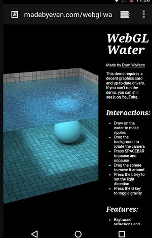 Schermata Android System WebView Beta 1