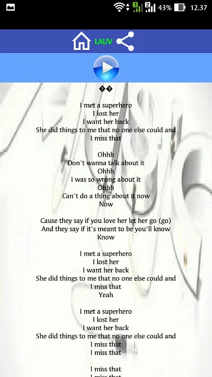 Superhero Song 스크린샷 1