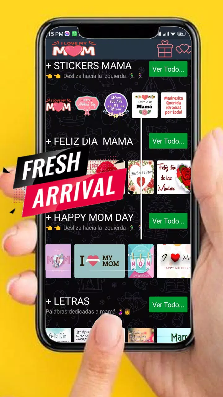 Feliz Día MAMA, Stickers mom 螢幕截圖 1