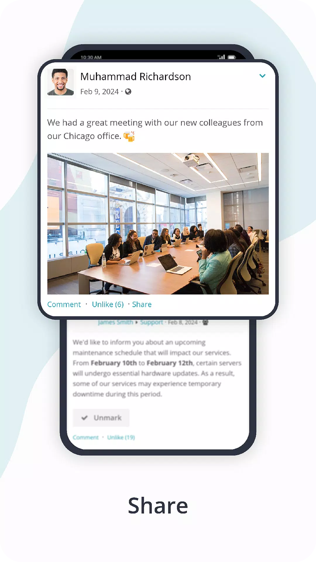 HumHub Ảnh chụp màn hình 1