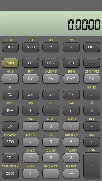 BA Financial Calculator 螢幕截圖 1