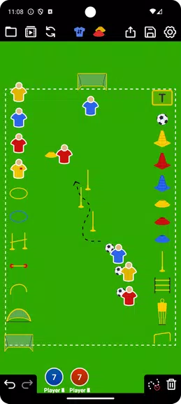 Coach Tactic Board: Soccer ภาพหน้าจอ 1