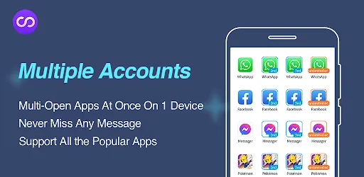 Multiple Accounts Ảnh chụp màn hình 0