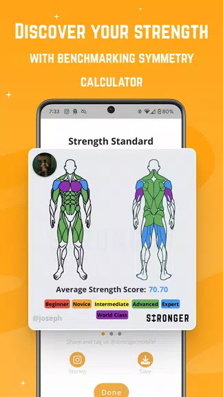 Stronger - Workout Gym Tracker Zrzut ekranu 1