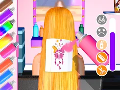 Hair Salon Makeover Girl Games स्क्रीनशॉट 0