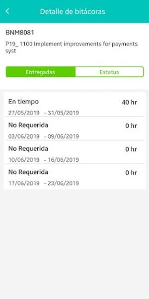 App del Consultor Schermafbeelding 1