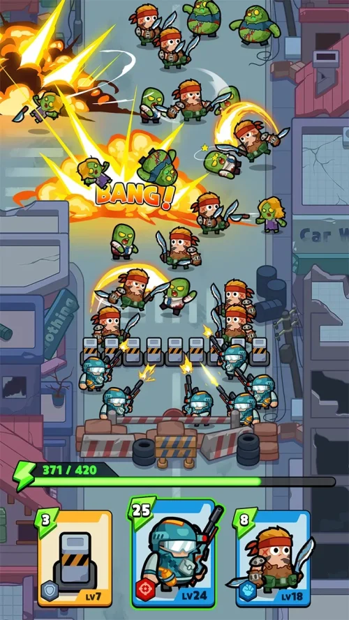 Zombie City: Attack Army Tangkapan skrin 1