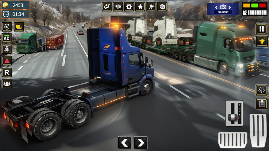 Euro Transporter Truck Games Captura de tela 1