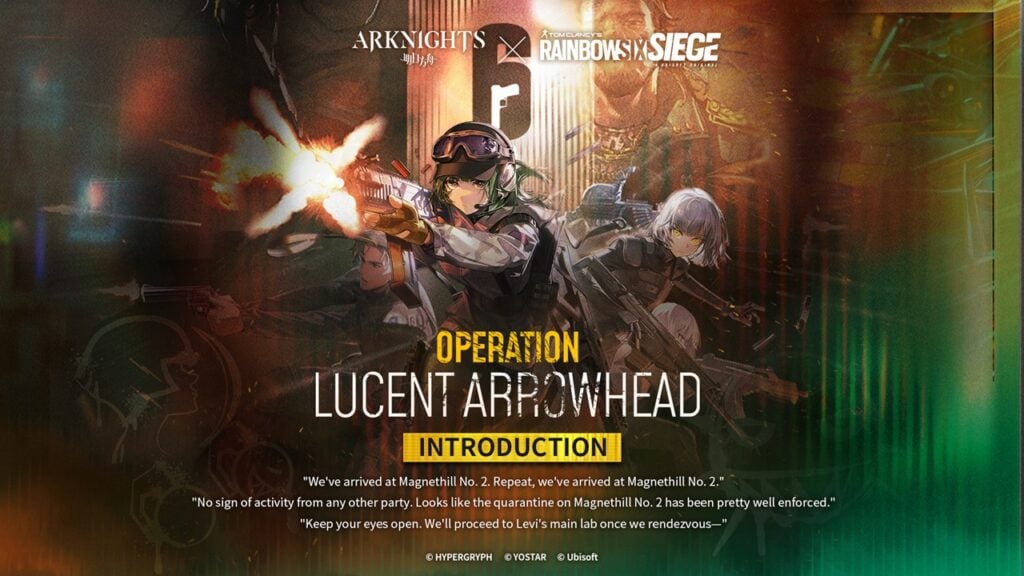 Operation Lucent Arrowhead၊ The Second Arknights x Rainbow Six Siege Crossover၊ ယနေ့ ကျဆင်းသွားသည်