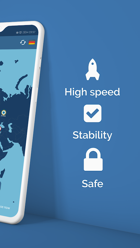 Easy VPN Free - Unlimited Secure VPN Proxy 螢幕截圖 1