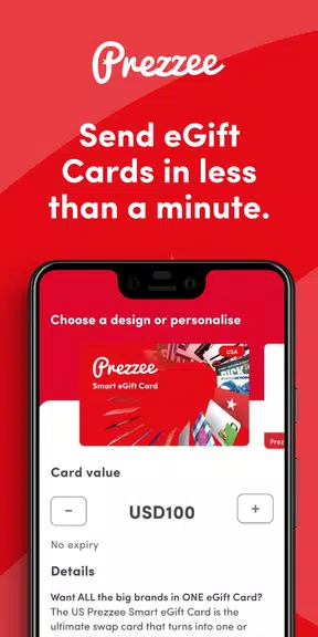 Prezzee eGift cards स्क्रीनशॉट 0