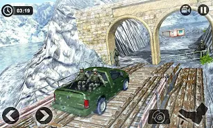 Offroad Army Cargo Driving Capture d'écran 1