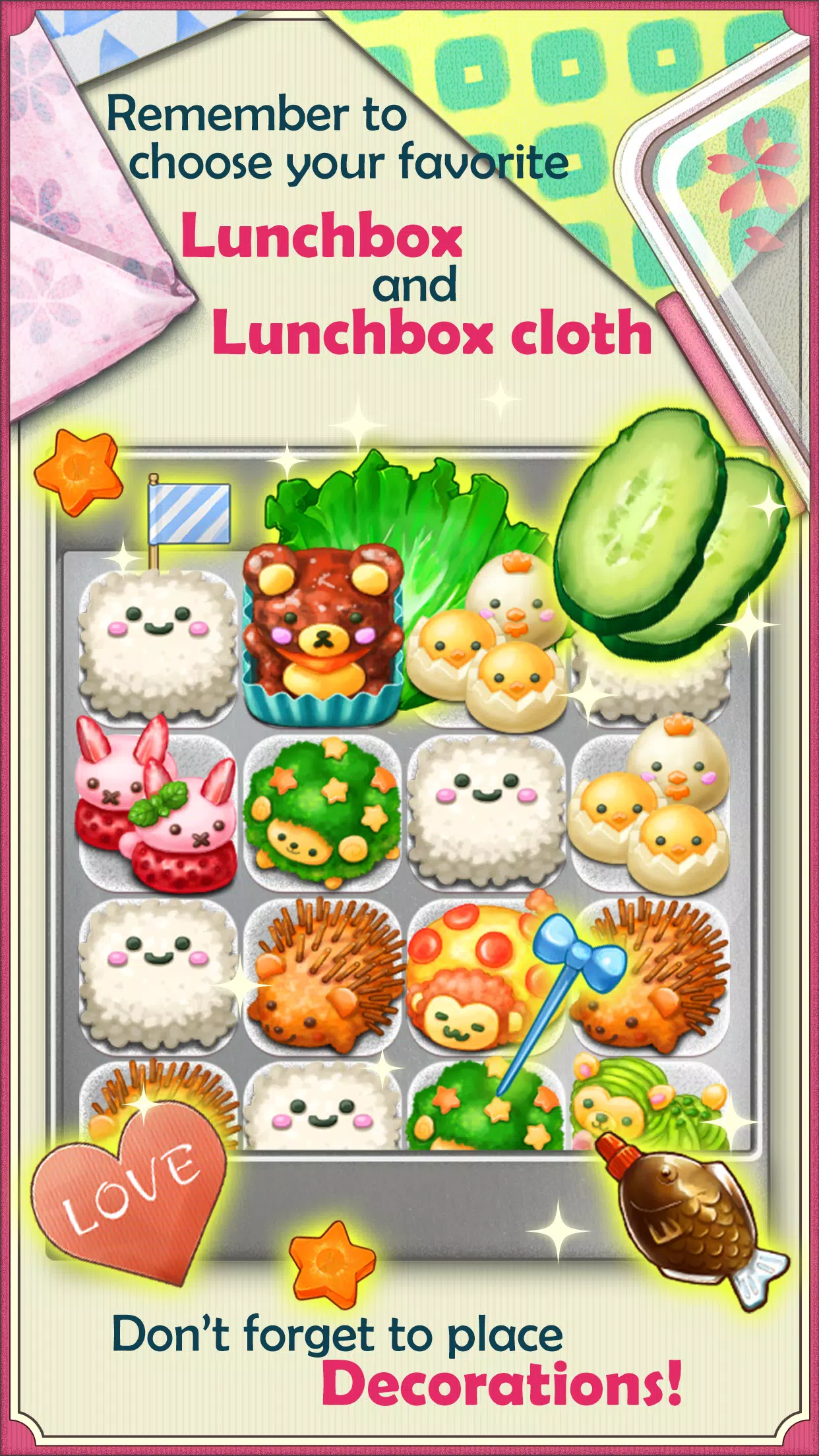 Fluffy! Cute Lunchbox Captura de pantalla 2