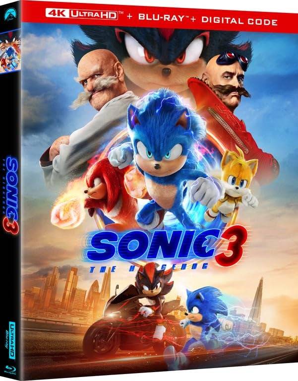 Sonic the Hedgehog 3 - SteelBook (4K + Blu -ray + digitaal)