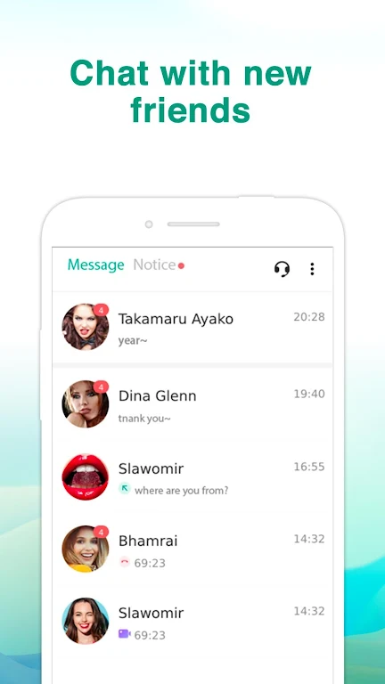 Peppermint Pro -VideoChat, LiveChat Schermafbeelding 1