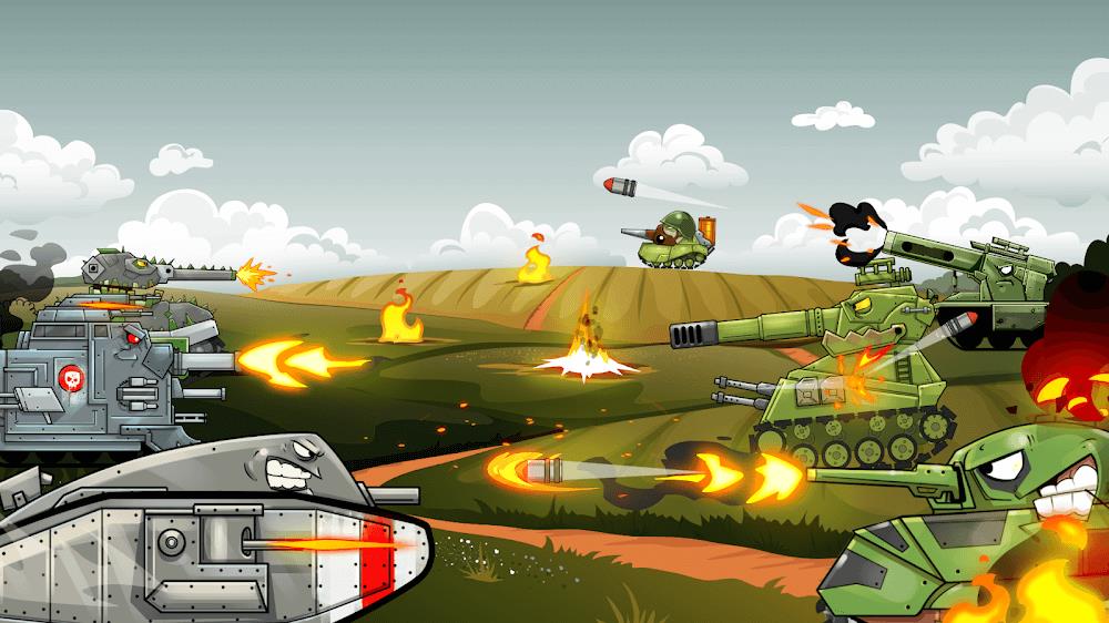 Merge Tanks: Combat war Stars Schermafbeelding 0