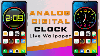 Analog & Digital Clock স্ক্রিনশট 0