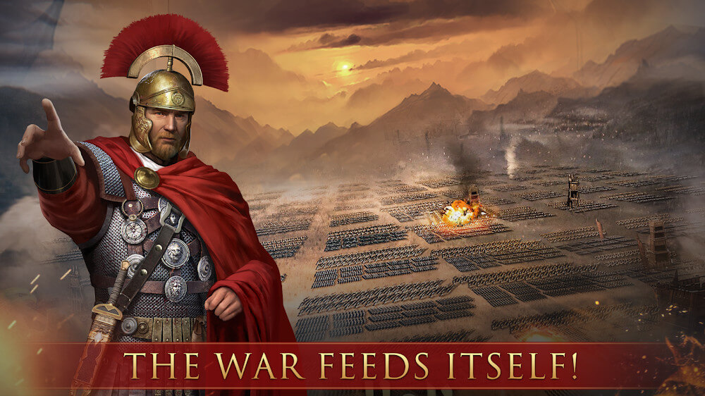 Grand War: Rome Strategy Games Mod स्क्रीनशॉट 1