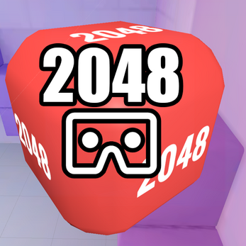 2048 3D CardBoard Game Captura de pantalla 0