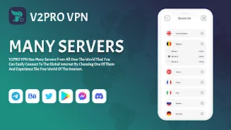 V2 Pro - v2ray VPN ภาพหน้าจอ 3