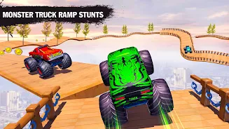 Monster Car Stunts Game 2023 স্ক্রিনশট 2