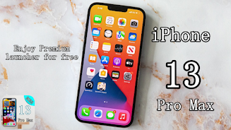 iPhone 13 Pro Max Launcher 螢幕截圖 1