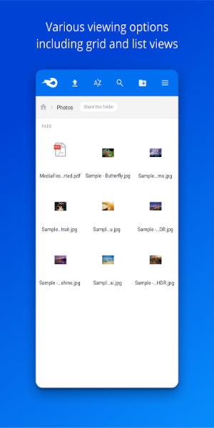 MediaFire ภาพหน้าจอ 2