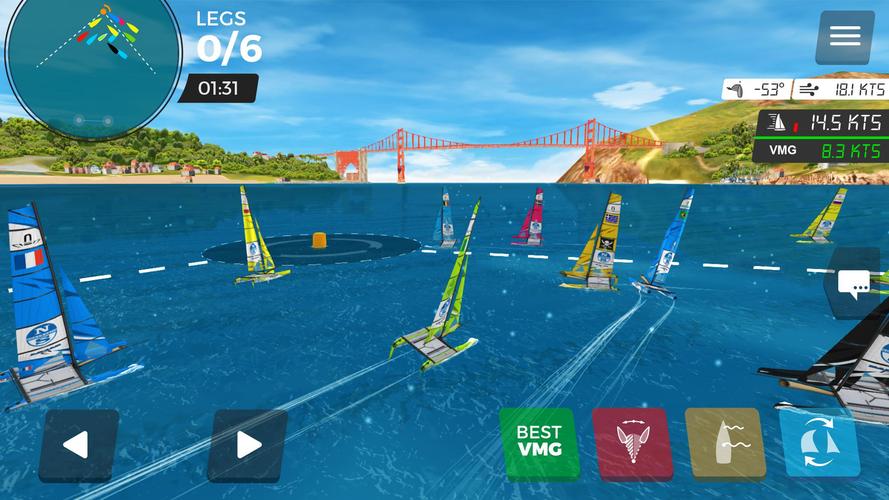 Virtual Regatta Inshore 螢幕截圖 1