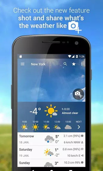 3B Meteo - Weather Forecasts Captura de pantalla 0