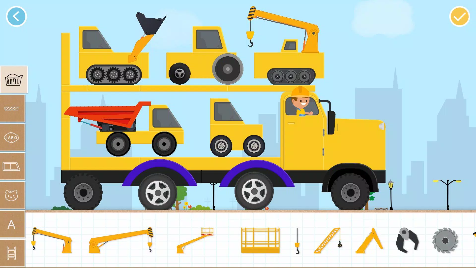 Labo Brick Car 2 Game for Kids Screenshot 1