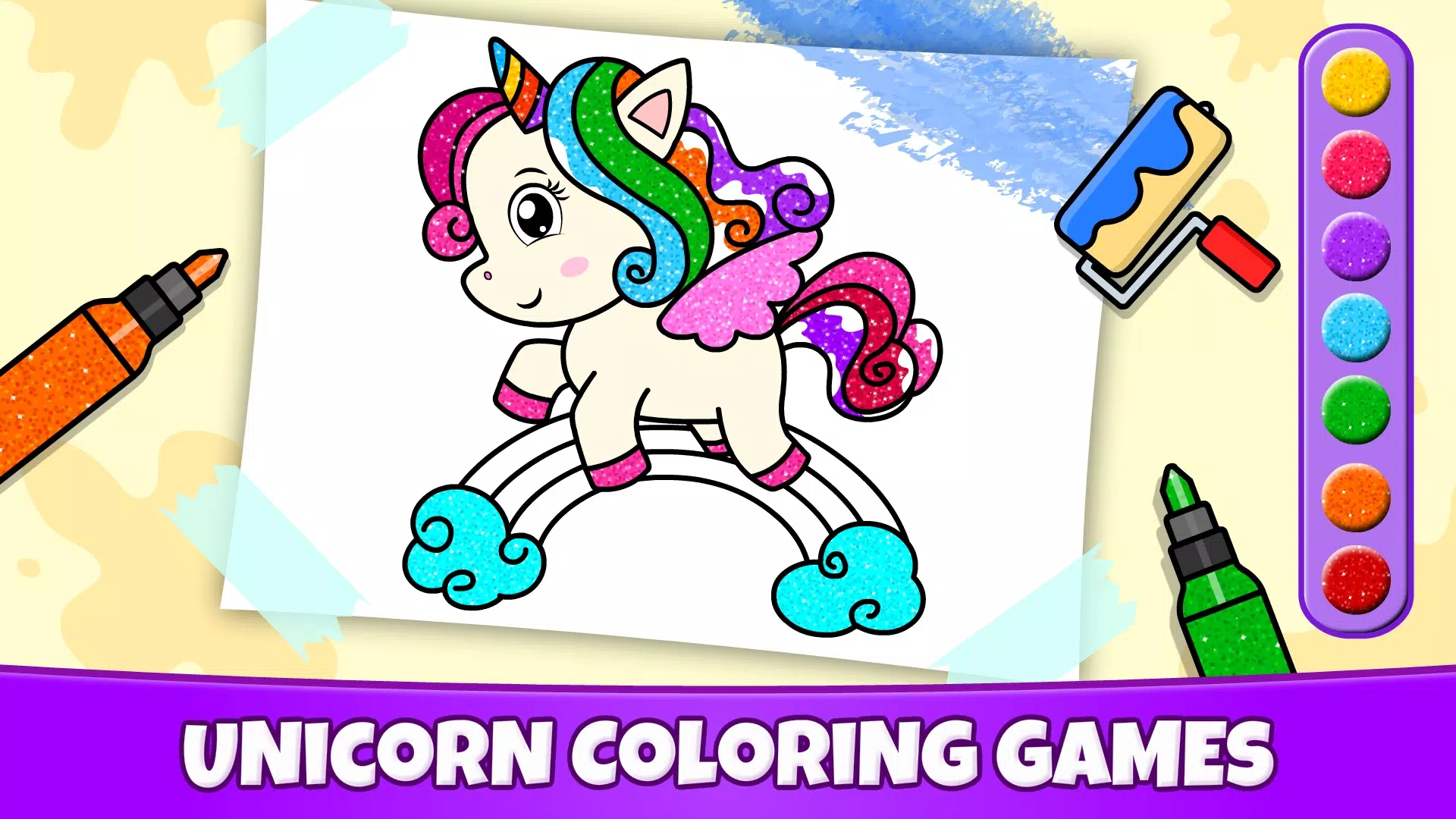 Unicorn Coloring Screenshot 0