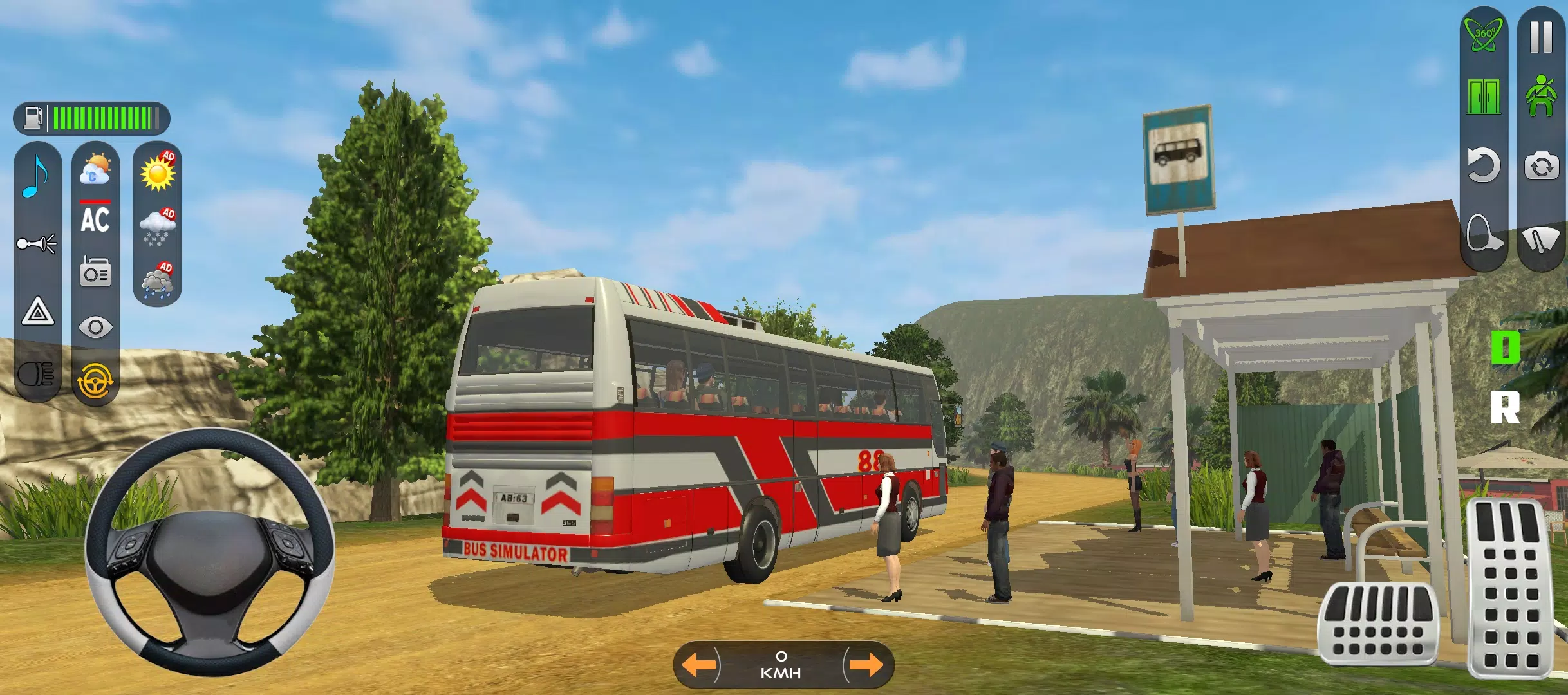 Offroad Bus: Coach Bus Driving Captura de pantalla 3