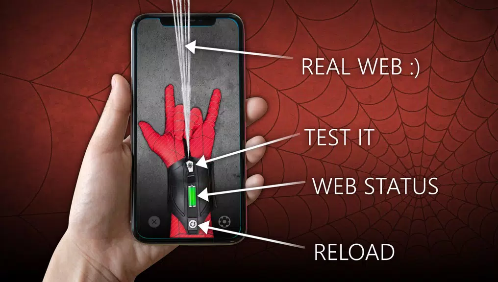 Spider Web Shooter Simulator 스크린샷 0