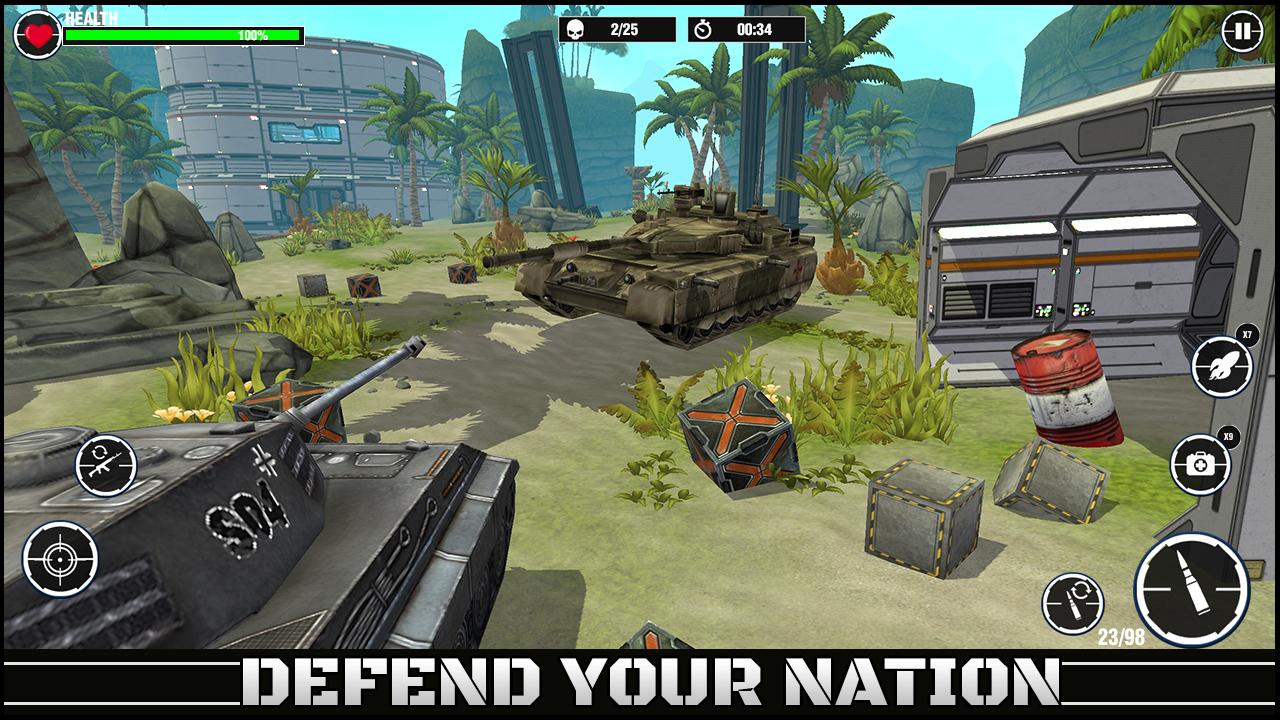 Schermata World War Army: Tank War Games 2