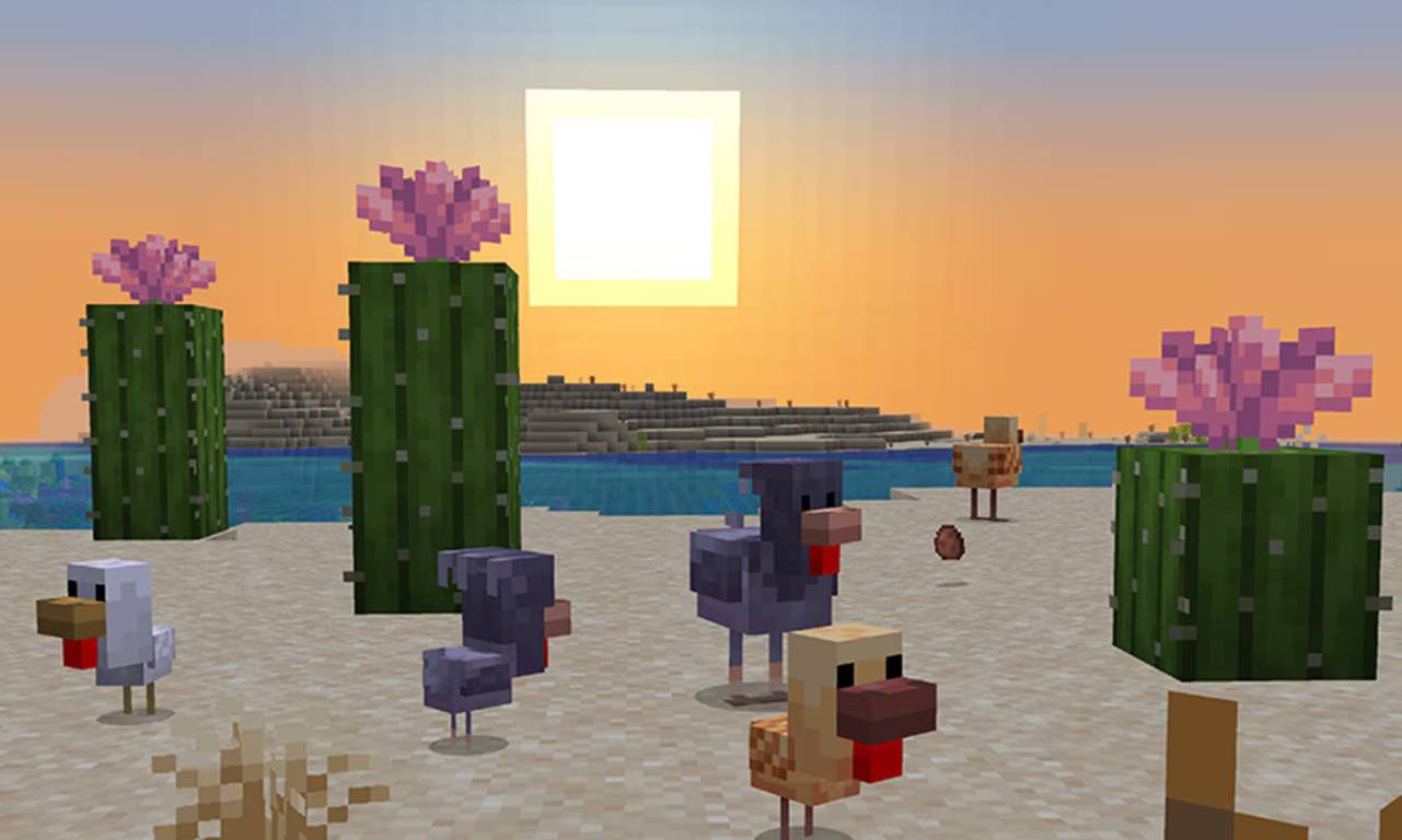 Minecraft Snapshot: adquirir flores de cacto em 25w06a