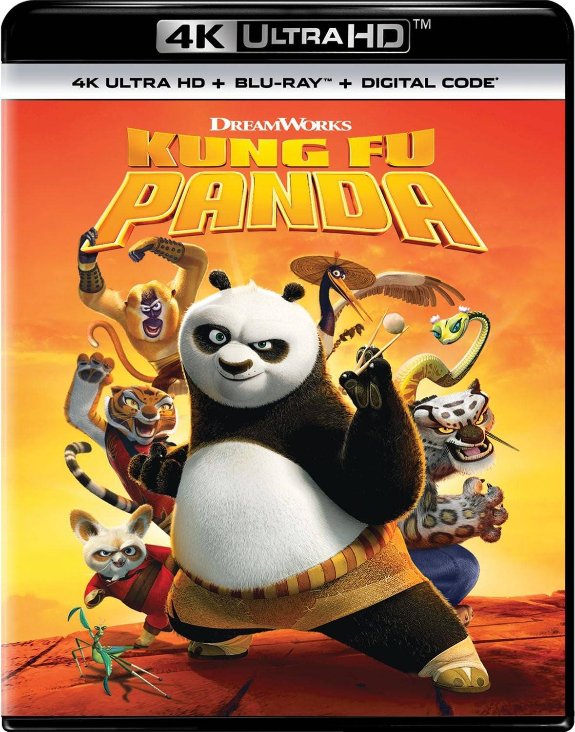 Kung fu panda 4k uhd + blu-ray + digital