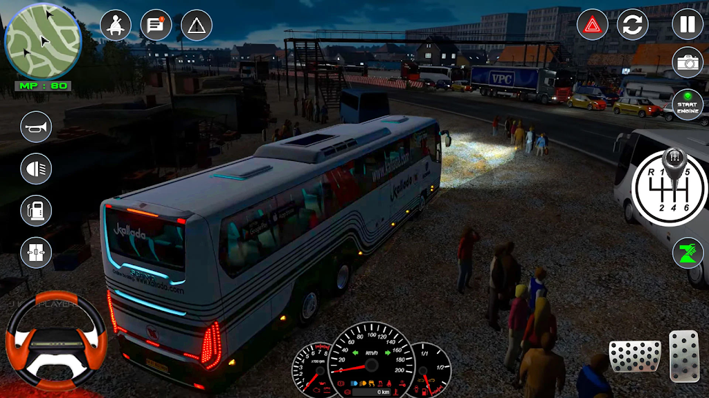 Euro Bus Transport: Bus Games Screenshot 1