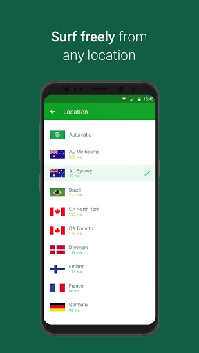 Private Internet Access VPN 앱 스크린샷 1