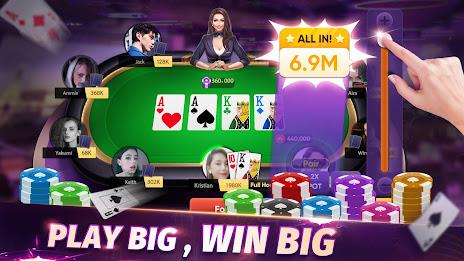 Poker Land - Texas Holdem Game Ảnh chụp màn hình 1