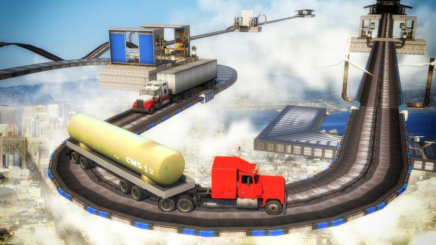 Impossible 18 Wheeler Truck Dr スクリーンショット 0