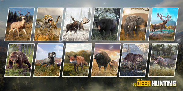 Deer Hunting: 3D shooting game Schermafbeelding 1