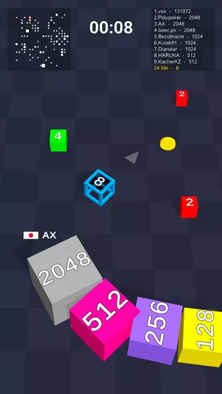 Cube Arena 2048: Merge Numbers应用截图第1张