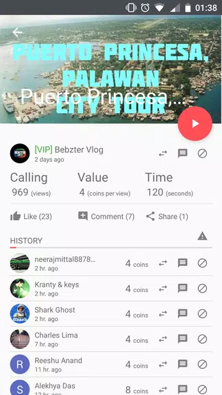 uTubeX - Views, subs, likes and comments exchange Ekran Görüntüsü 2