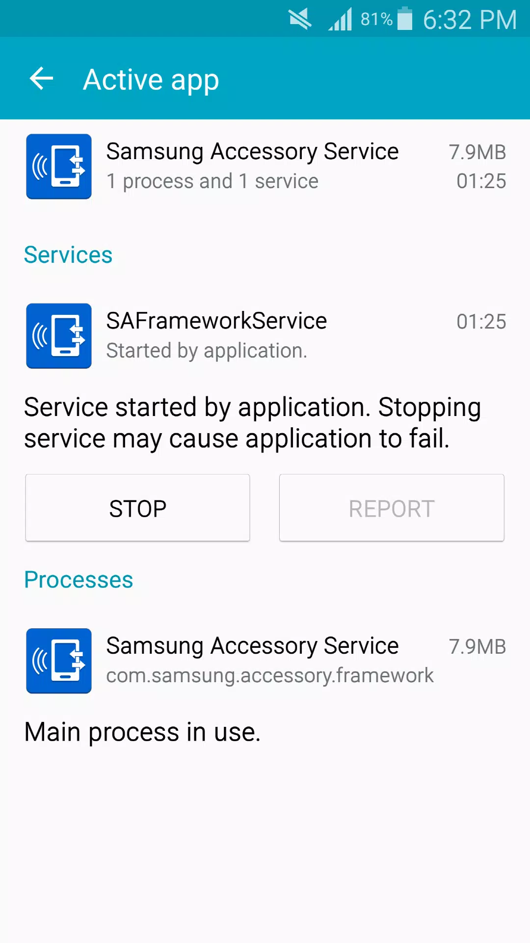 Samsung Accessory Service Скриншот 2