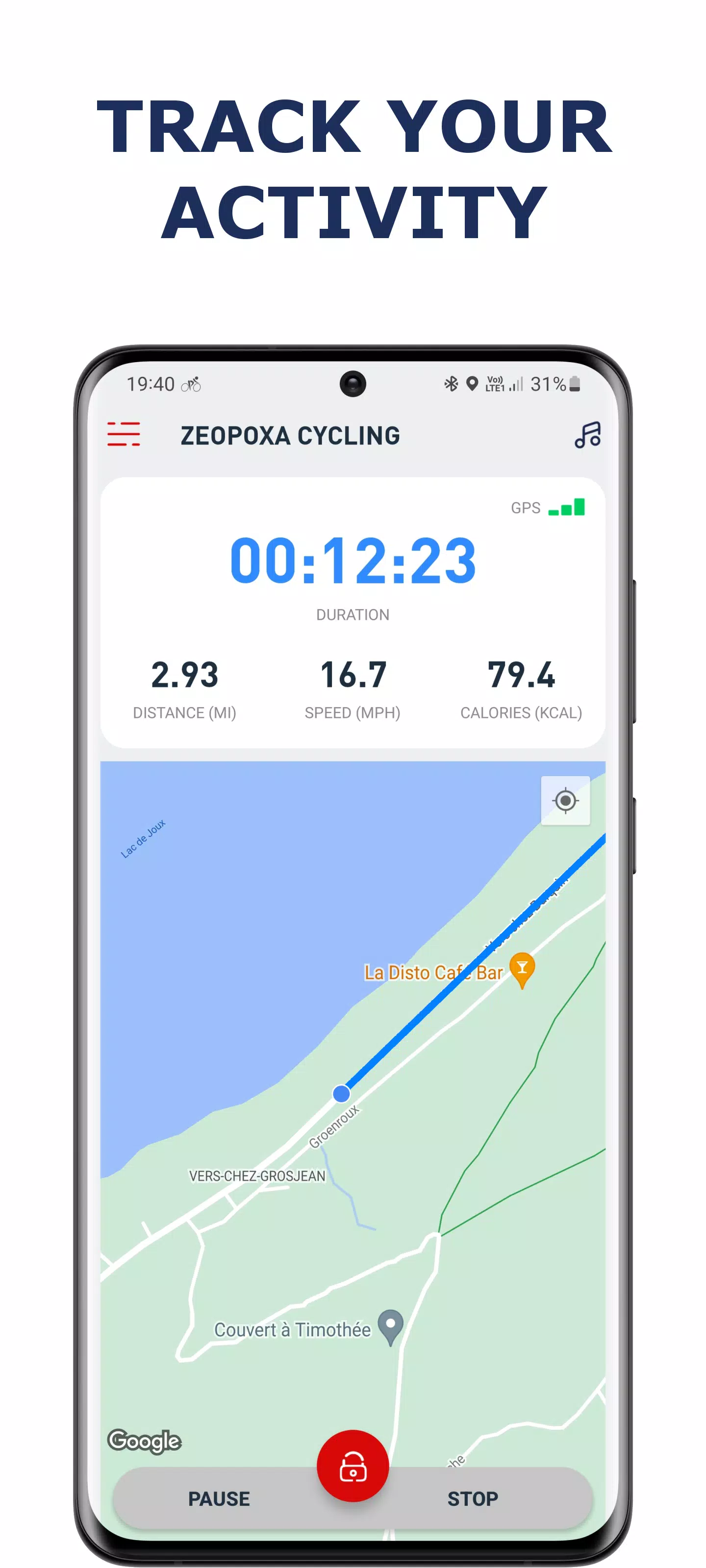 Cycling app — Bike Tracker Ekran Görüntüsü 0
