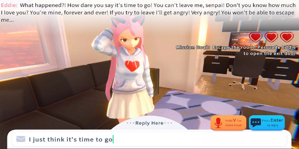 Yandere AI Girlfriend Sim Capture d'écran 1