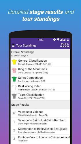 Tour Tracker Grand Tours 螢幕截圖 3