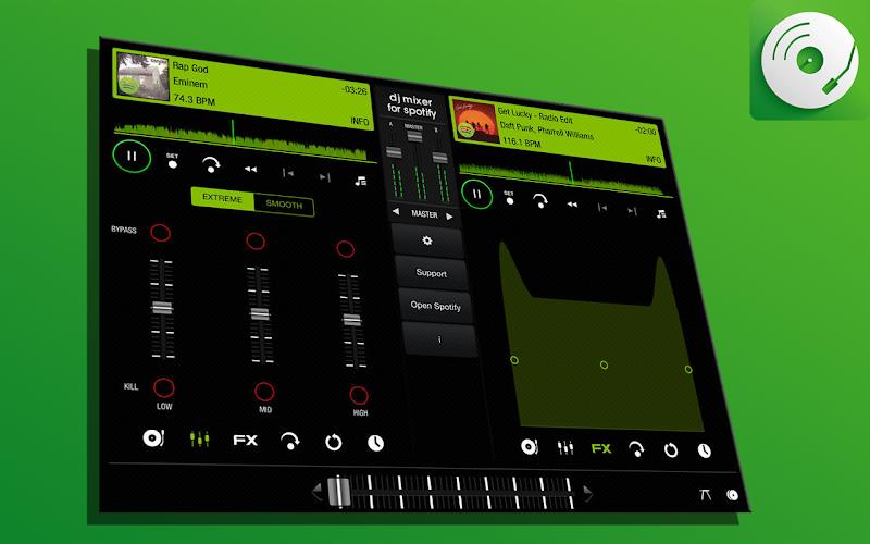 Djify - Dj mixer For spotify Screenshot 2