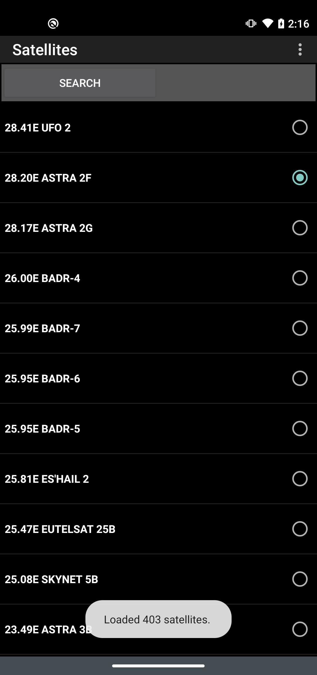 Satellite Locator Ekran Görüntüsü 1