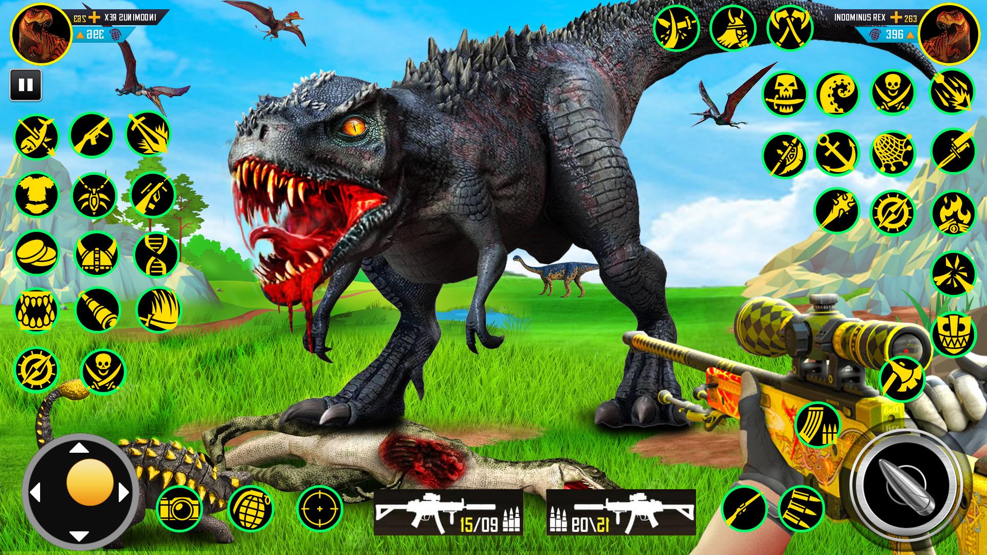 Wild Dinosaur Game Hunting Sim Скриншот 1